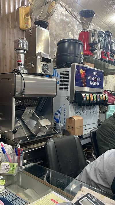 Soda machine Slush Cotton candy Tawa ice cream chocolate fountain