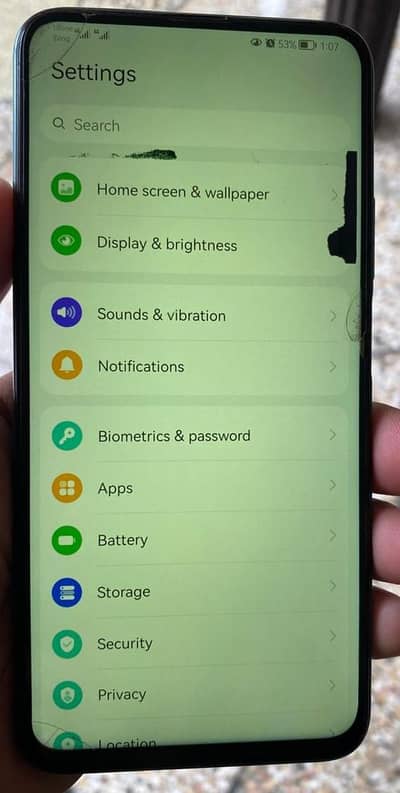 Huawei y9s 6/128 official approved