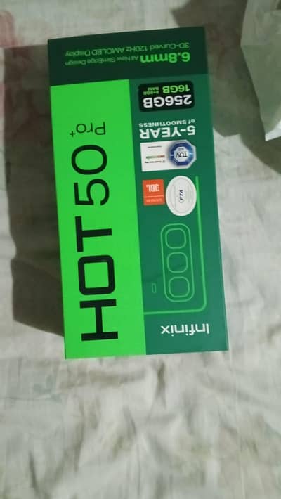 Infinix hot 50 pro plus 8/256