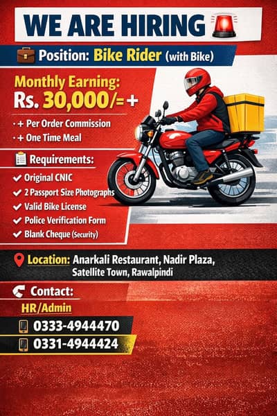 food delivery rider