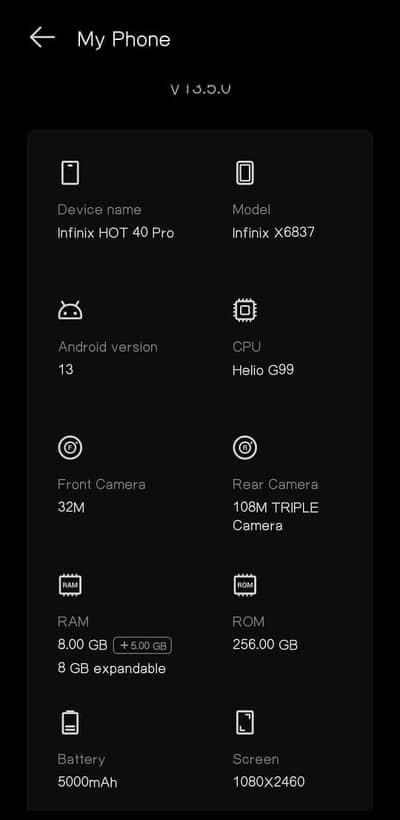 Infinix Hot 40pro