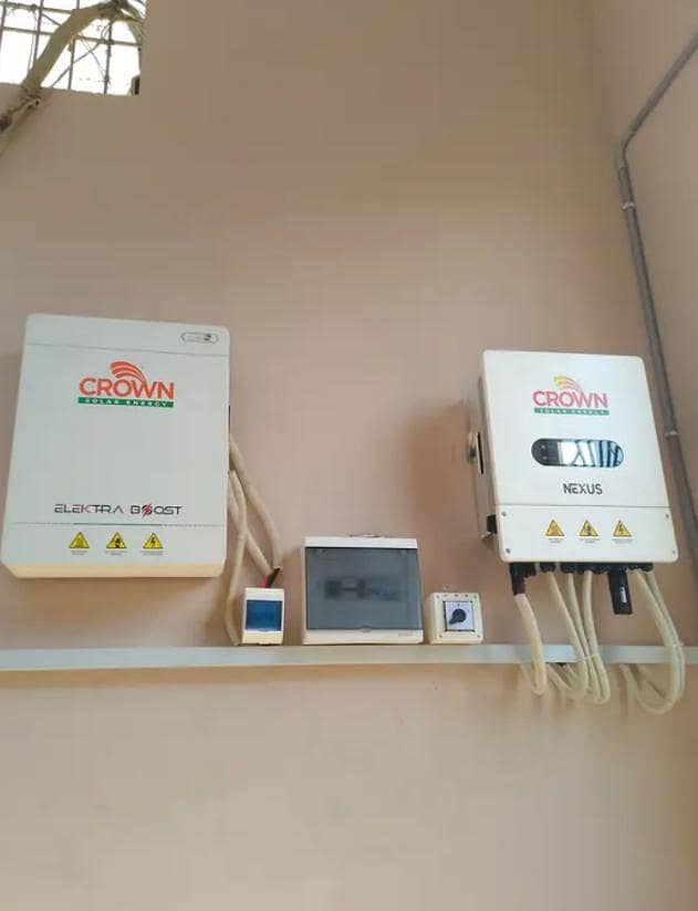 solar installation solar inverter repairing elevated structure 1