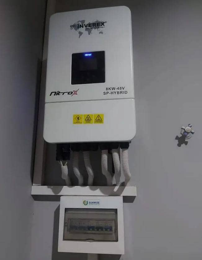 solar installation solar inverter repairing elevated structure 3