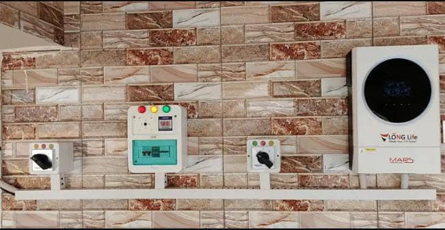 solar installation solar inverter repairing elevated structure 8