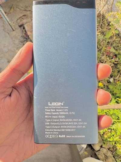 LOGIN LT-P5 10000mAh Fast Charging Power Bank