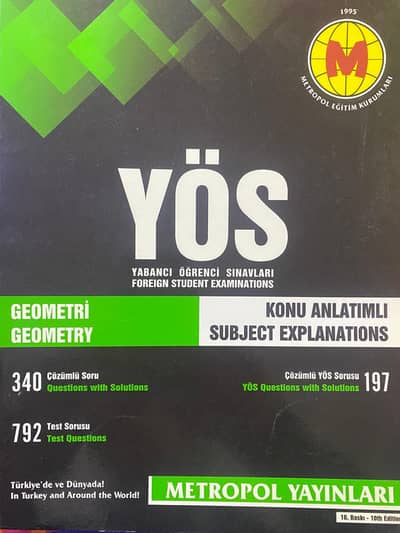 YOS Exam Books for Turkiye Burslari Exam
