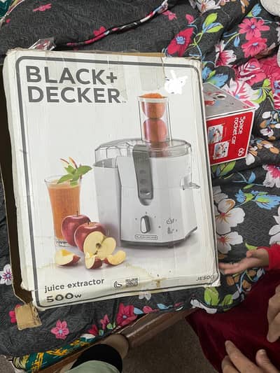 Black+Decker 500W Juice Extractor | Original | Home Juicer Machine
