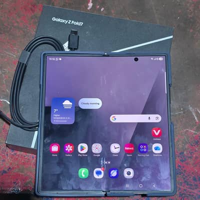 Samsung galaxy z fold 7   just box open