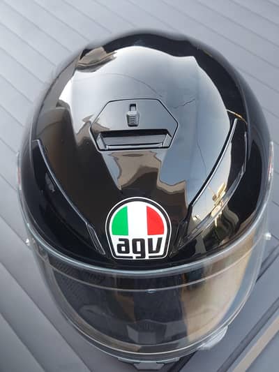 AGV K3 SV full-face motorcycle helmet in a matte black finish.
