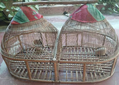 Wooden Bird Cage