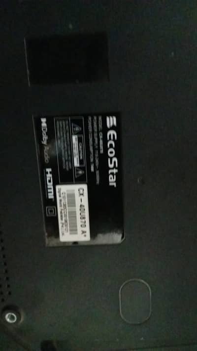 Ecostar LEd TV Damaged Screen panel