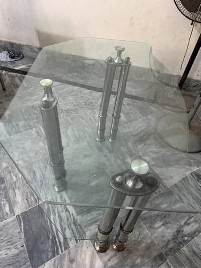 Tv trolly/Glass table-0301-3933511