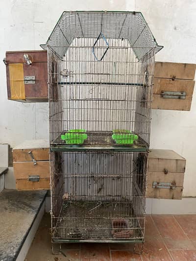 Cage for sale double portion f