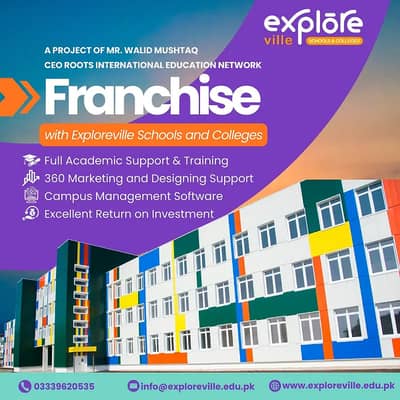 Exploreville School & colleges Pakistan.