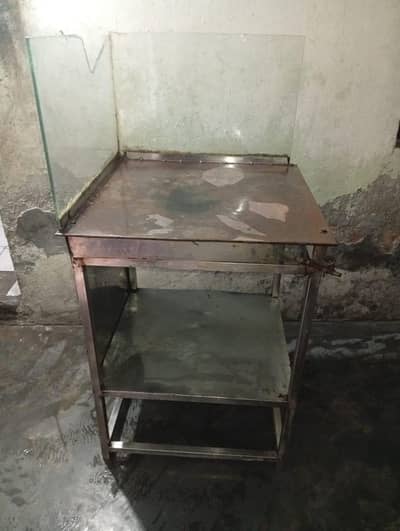 burger counter 1 year used