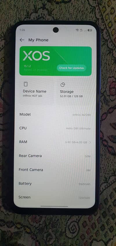 Infinix HOT 60i Fir Sale
