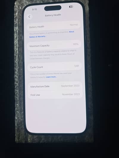 Iphone 15 pro max 256gb llA jv