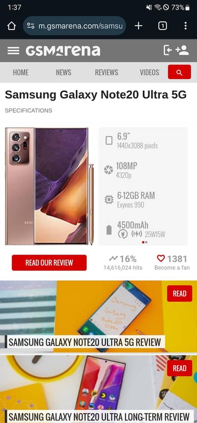 Samsung s20 note ultra