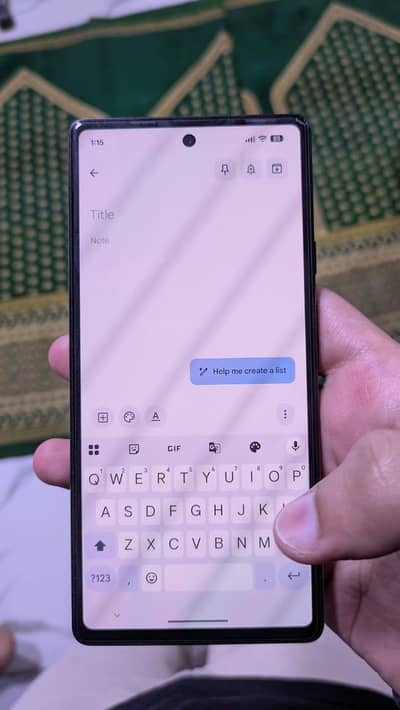 Google Pixel 6A  Only Text