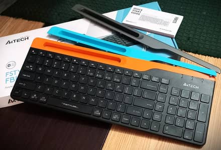 A4TECH FBK25 BT-2.4G WIRELESS KEYBOARD & FB12S MOUSE -BLACK!!!
