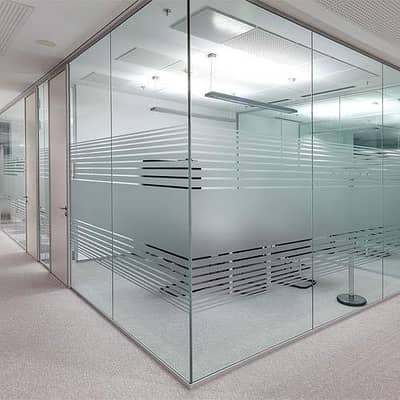 12mm glass partition shower cabin terrace gril stair 8mm glass work