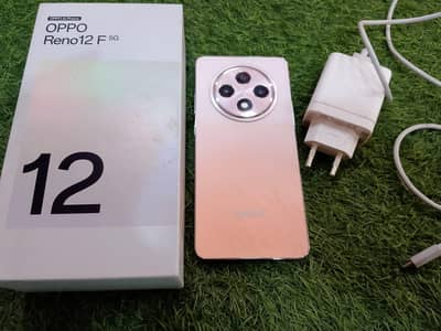 oppo Reno12F 5G 12gb 256gb box charger ka Sath