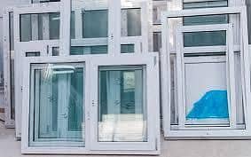 aluminium window & glass stairs terrace openable door 12mm partition