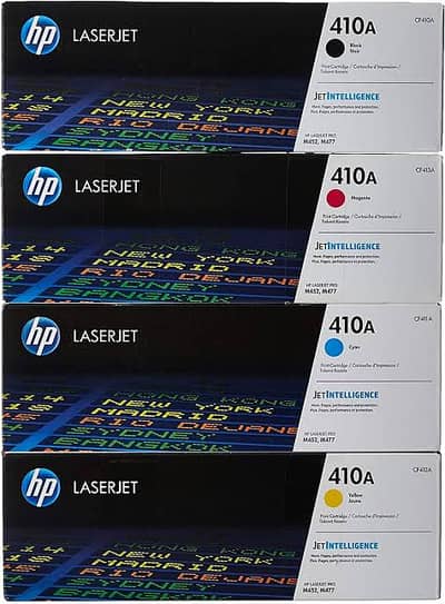Original HP Toner Cartridge Set- Brand new