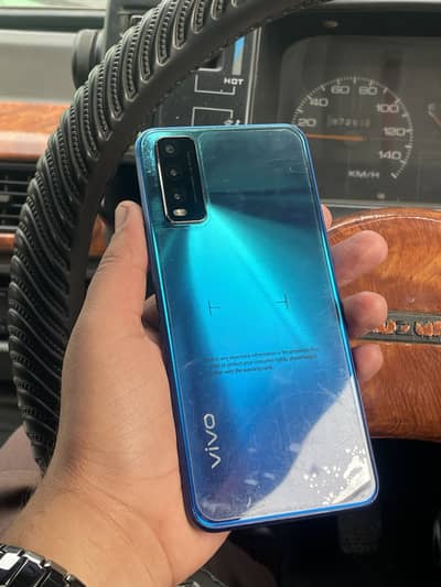 8/256 vivo y20s box charger sath ha