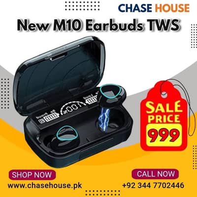 M10 TWS Airpods with super