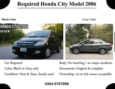 Honda City Required 2006