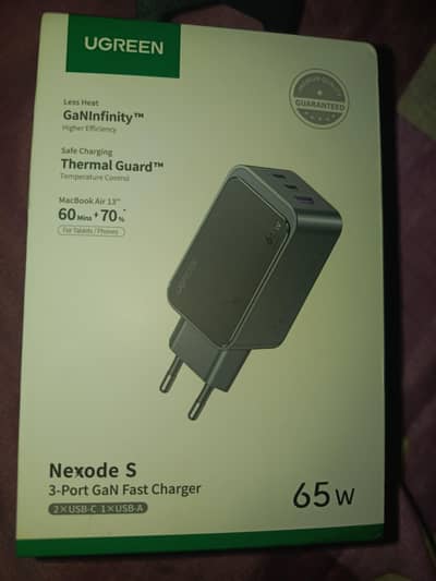 UGREEN Nexode Air 65W GaN Fast Charger | Warranty till march | Used