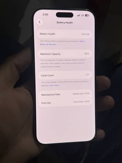 IPHONE 16 pro max PTA APPROVED