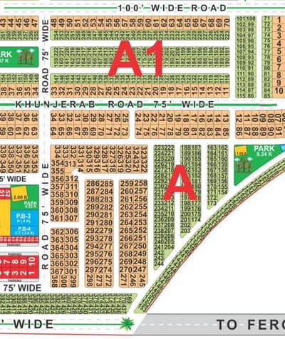 1 Kanal On-Ground Plot For Sale | LDA City A Block | 75ft Wide Road | Prime Investment