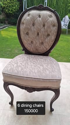 Sofa/Two stool pair/Dining Chairs/two Sofas/Side Table/Furniture