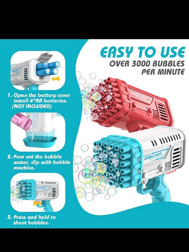 Bubble blaster gun 0