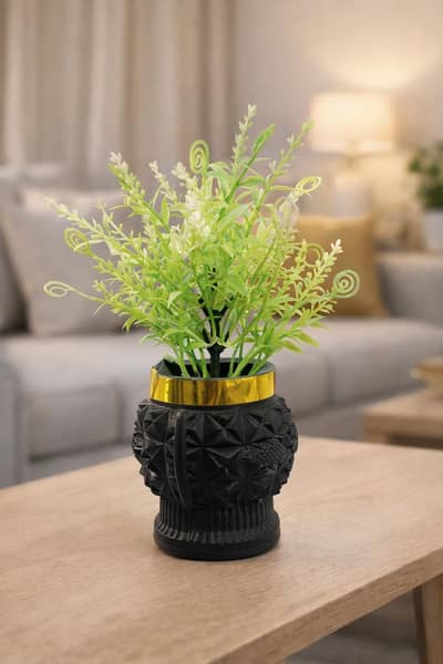Stylish Artificial Flower Pot – Modern Home Decoration
