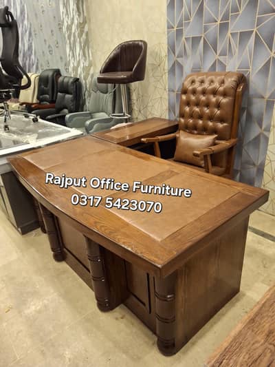 Full Office Setup Executive Office Table Executive Chair Visitor Chair