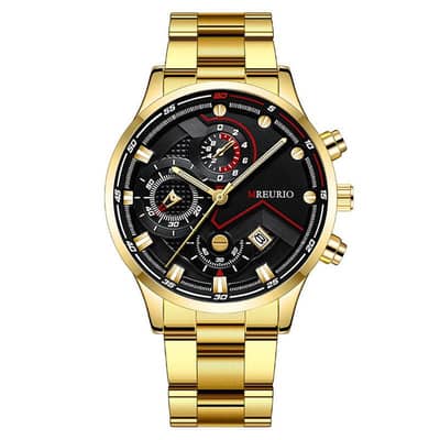 Business Men's style Watch free delivery