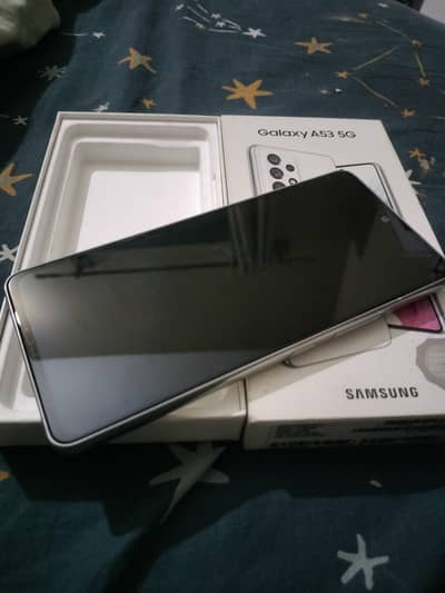Samsung A53-5G with box and cable