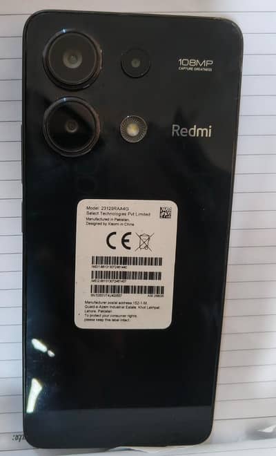 Redmi note 13 Panel Replaced