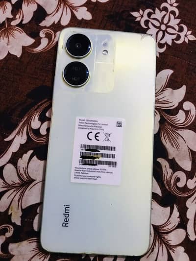 Redmi 13c daba charger all ok set 6+6 128 gb memory 5000 battery amh