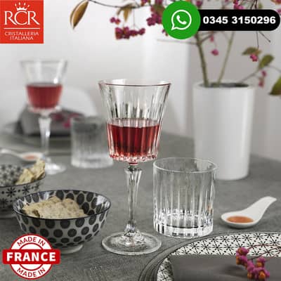 Italian style Premium Juice and Water Glasses