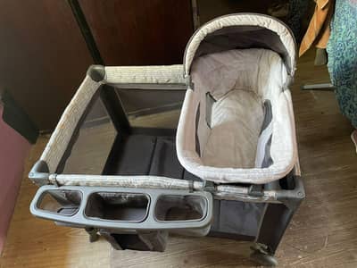 baby play pen with cot new condition