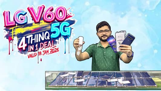 Lg v60 Thinq 5g 128/8 Pta Tax 6,600 Single-Sim Sim Trey IMEI Match