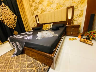 King Size Bed Set With Sides Tables Brand New