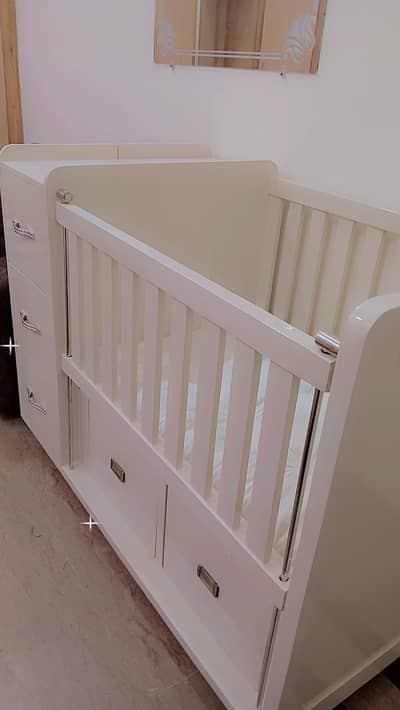 Baby Cot with Mattress
