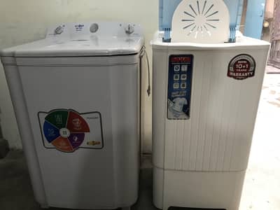 Washing machine Super Asia and Spinner dryer Royal 10 by 10 condition