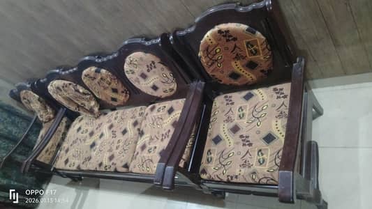 Wooden Sofa Set for Sale