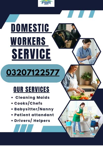 Maids/cooks/babysitter/ helper etc